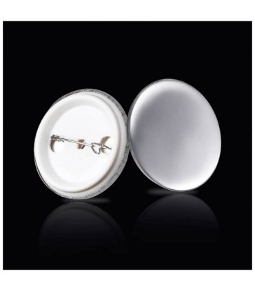 vidaXL Pinback Button Parts 500 Sets 37 mm