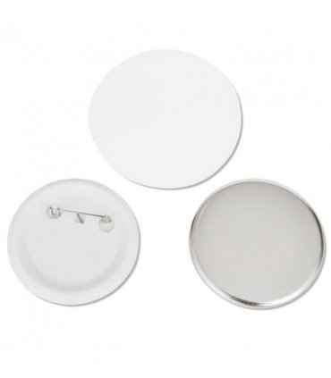500 pcs PinBack Button Parts 44 mm