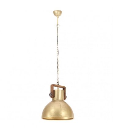 vidaXL Industrial Hanging Lamp 25 W Brass Round 40 cm E27 — Size: Ø 40 cm