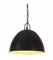 vidaXL Hanging Lamp | Black | Iron | 31 cm diameter | Hanging Light | Round — Size: Φ 31 cm