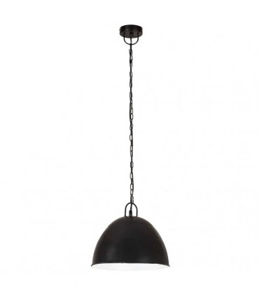 vidaXL Hanging Lamp | Black | Iron | 31 cm diameter | Hanging Light | Round — Size: Φ 31 cm