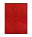 vidaXL Doormat Washable Red 90x120 cm — Size: 90 x 120 cm