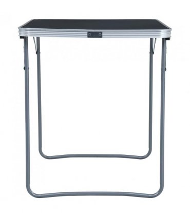 vidaXL Foldable Camping Table with Metal Frame 80x60 cm Grey