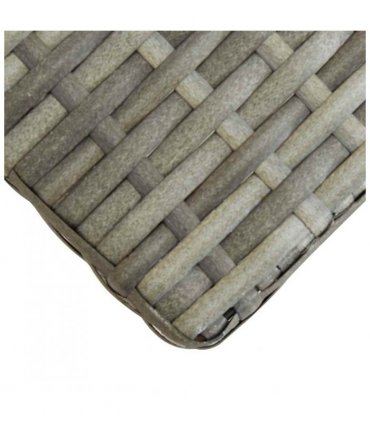 vidaXL Garden Bench | Grey | PE (polyethylene) rattan, acacia wood | Medium