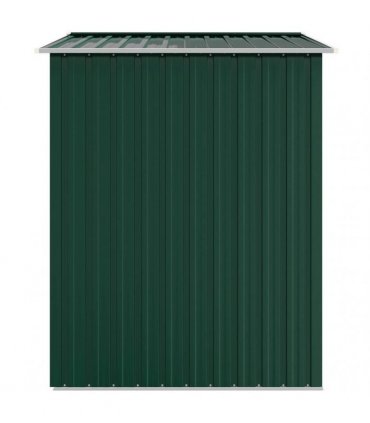 vidaXL Garden Shed Green 205x129x183 cm Galvanised Steel