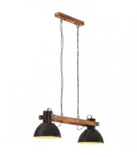 vidaXL Industrial Hanging Lamp 25 W Black 109 cm E27
