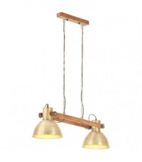 vidaXL Industrial Hanging Lamp 25 W Brass 109 cm E27