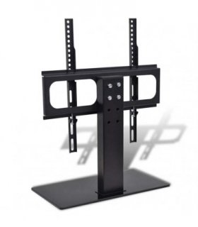 vidaXL TV Bracket with Base Iron Black 23"-55"
