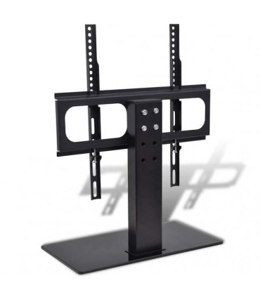 vidaXL TV Bracket with Base Iron Black 23"-55"
