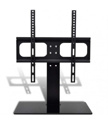 vidaXL TV Bracket with Base Iron Black 23"-55"