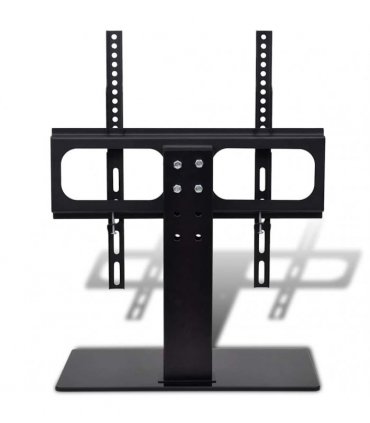 vidaXL TV Bracket with Base Iron Black 23"-55"