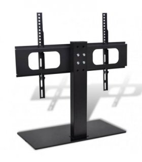 vidaXL TV Bracket with Base Iron Black 32"-70"