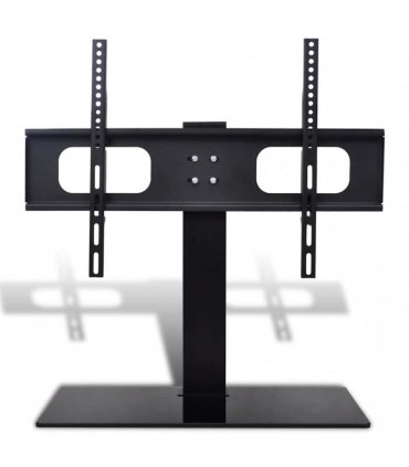 vidaXL TV Bracket with Base Iron Black 32"-70"