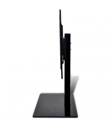 vidaXL TV Bracket with Base Iron Black 32"-70"