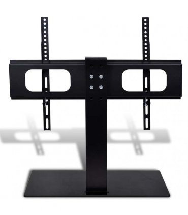vidaXL TV Bracket with Base Iron Black 32"-70"