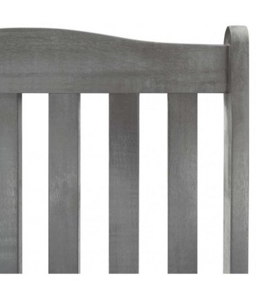 vidaXL Rocking Chair | Grey | Solid Acacia Wood | Standard | Durable