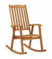 vidaXL Rocking Chair | Brown | Solid Acacia Wood | Large | Durable