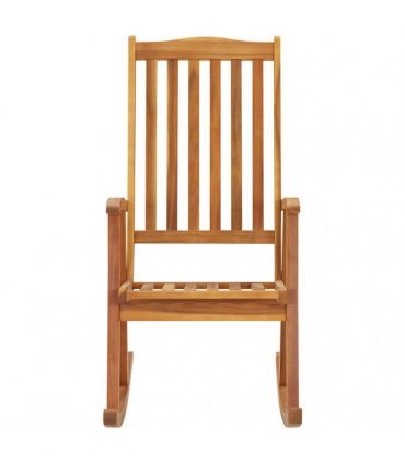 vidaXL Rocking Chair | Brown | Solid Acacia Wood | Large | Durable