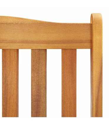 vidaXL Rocking Chair | Brown | Solid Acacia Wood | Large | Durable