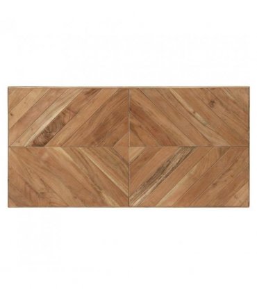 vidaXL Dining Table 120x60x76 cm Solid Acacia and Mango Wood — Colour: black, Size: 120 x 60 x 76 cm