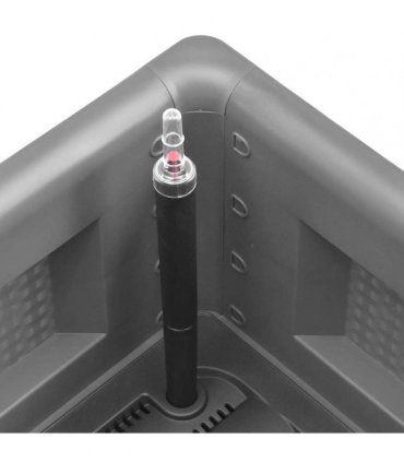 vidaXL Garden Raised Bed with Self Watering System Grey 100x43x33 cm — Size: 100 x 43 x 33 cm