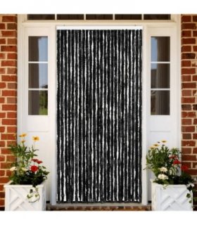 vidaXL Insect Curtain Anthracite 100x220 cm Chenille — Size: 100 x 220 cm