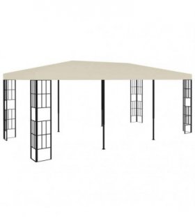 vidaXL Gazebo 3x6 m Cream — Size: 3 x 6 m
