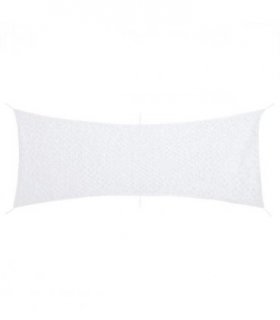 vidaXL Camouflage Net with Storage Bag 412x144 cm White — Size: 412 x 144 cm