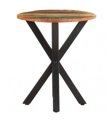vidaXL Side Table 48x48x56 cm Solid Reclaimed Wood — Colour: Brown
