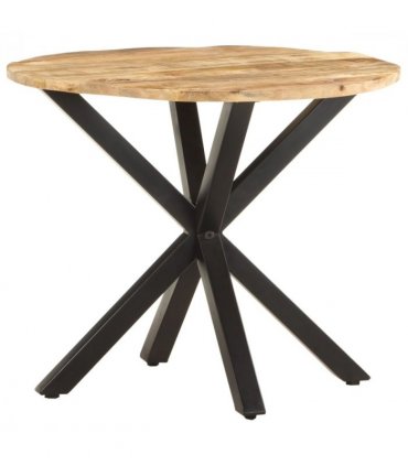 vidaXL Side Table 68x68x56 cm Solid Mango Wood — Colour: Natural