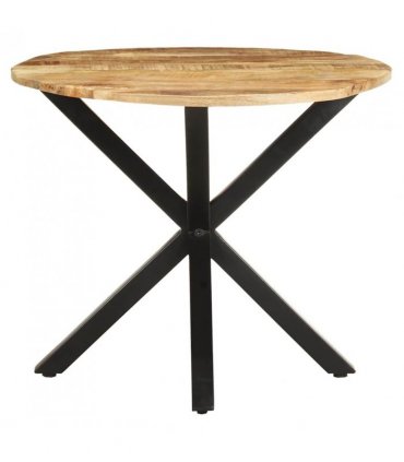 vidaXL Side Table 68x68x56 cm Solid Mango Wood — Colour: Natural
