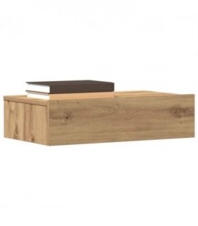 vidaXL Bedside Cabinet Artisan Oak 60x35 cm Engineered Wood