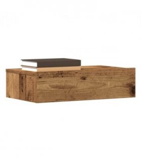 vidaXL Bedside Cabinet Old Wood 60x35 cm Engineered Wood