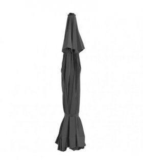 vidaXL Replacement Fabric for Outdoor Parasol Anthracite 515 cm — Size: Φ 515 cm