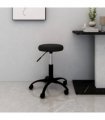 vidaXL Office Swivel Chair Black Velvet