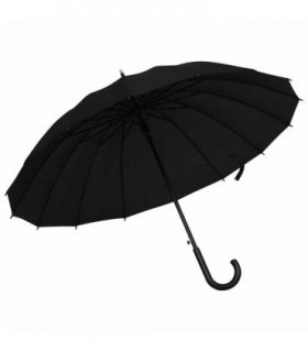 vidaXL Umbrella | Black | 190T PG, Fibreglass, Metal | Standard | Portable — Size: Ø 105 cm