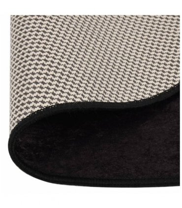 vidaXL Rug Washable Anthracite Ø 200 cm