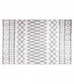 vidaXL Rug Washable 160x230 cm Black and White — Colour: white and black, Size: 160 x 230 cm
