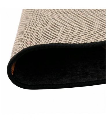 vidaXL Rug Washable Black and Gold Ø 120 cm