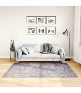 vidaXL Rug Washable 120x180 cm Grey — Size: 120 x 180 cm