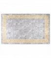 vidaXL Rug Washable 160x230 cm Grey — Colour: grey and gold, Size: 160 x 230 cm