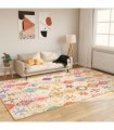 vidaXL Rug Washable Multicolour 190x300 cm — Colour: blue and white, Size: 190 x 300 cm