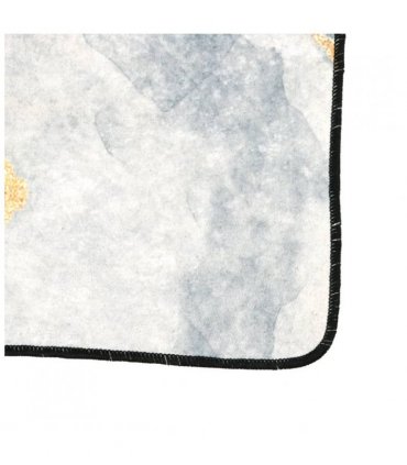 vidaXL Rug Washable Multicolour 190x300 cm — Colour: gold and white, Size: 190 x 300 cm