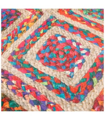 vidaXL Rug Washable Multicolour Ø 120 cm