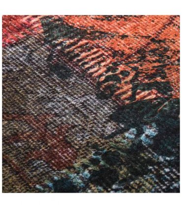 vidaXL Rug Washable Patchwork 80x150 cm Multicolour — Size: 80 x 150 cm