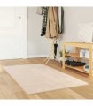 vidaXL Rug Runner MARSA Cream 80 x 100 cm Polyester and PVC