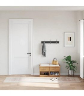vidaXL Rug Washable 80x300 cm Beige — Colour: beige and gold, Size: 80 x 300 cm
