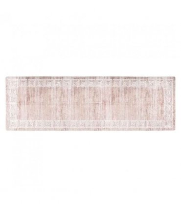 vidaXL Rug Washable 80x300 cm Beige — Colour: beige and gold, Size: 80 x 300 cm