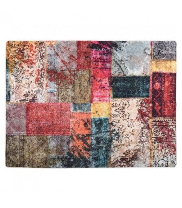 vidaXL Rug Washable Multicolour 400x300 cm — Colour: patchwork, Size: 400 x 300 cm