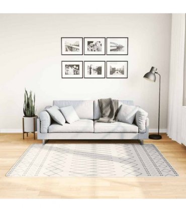 vidaXL Rug Washable 120x180 cm Black and White — Colour: white and black, Size: 120 x 180 cm